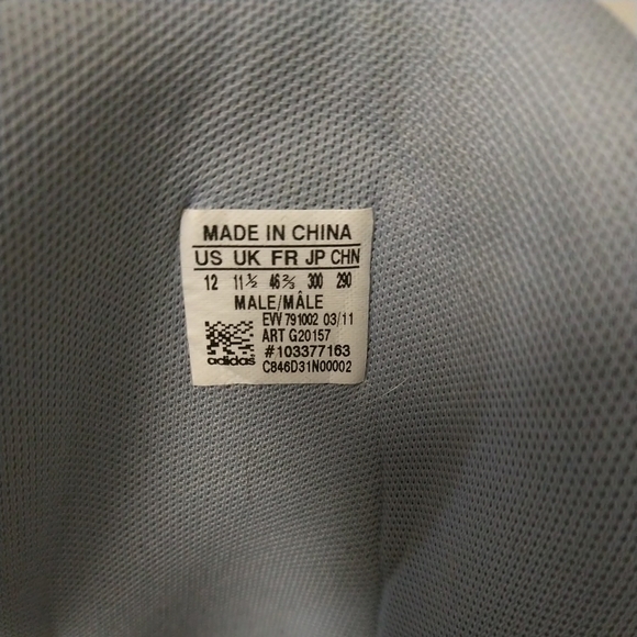 Adidas Men’s Silver, Burgundy, Navy Blue Hi-tops EW 791002 US SZ 12 - Picture 7 of 7